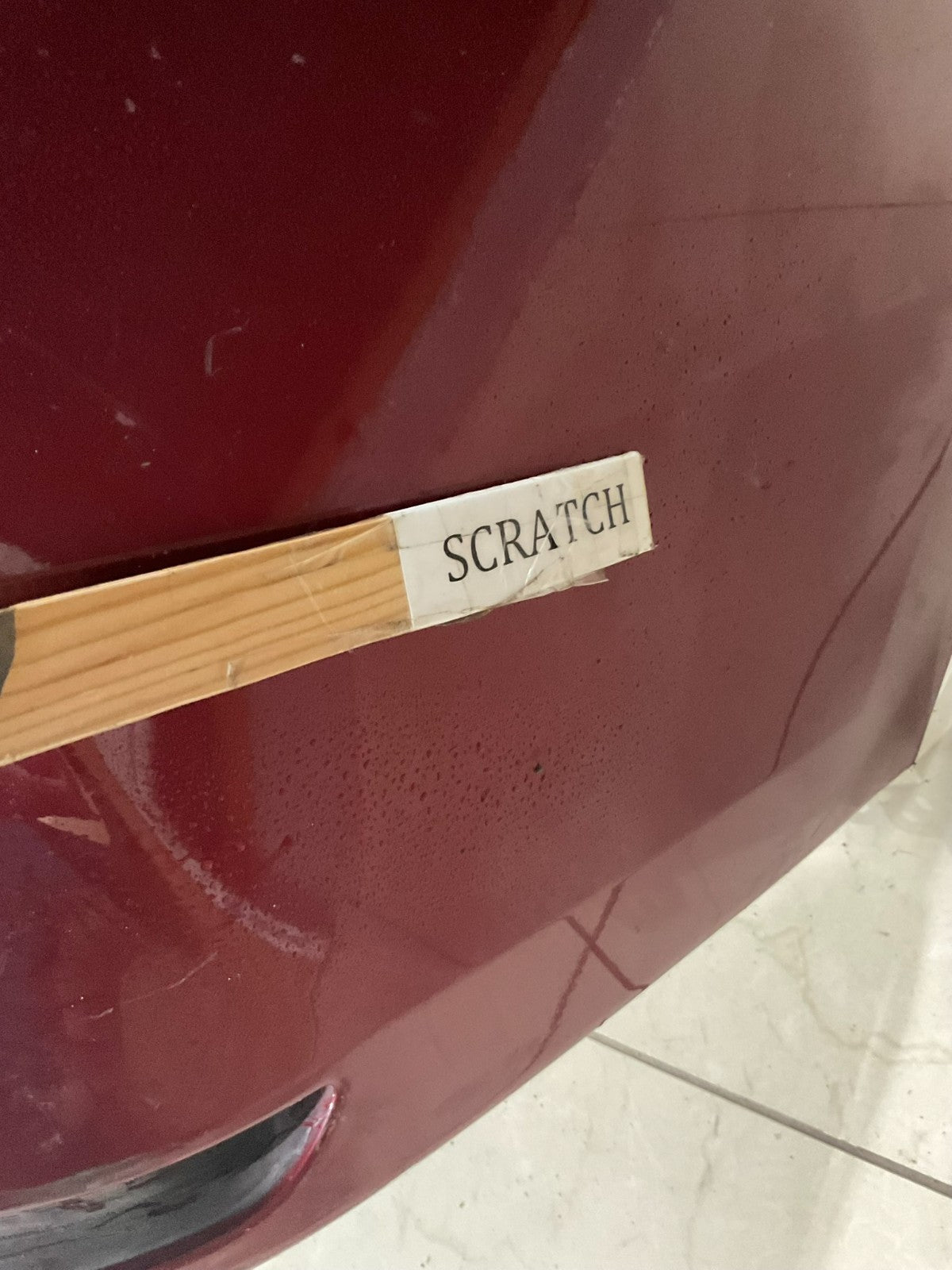 Rear Bumper Cover Red 2018 2019 2020 2021 Chevy Equinox CAPA