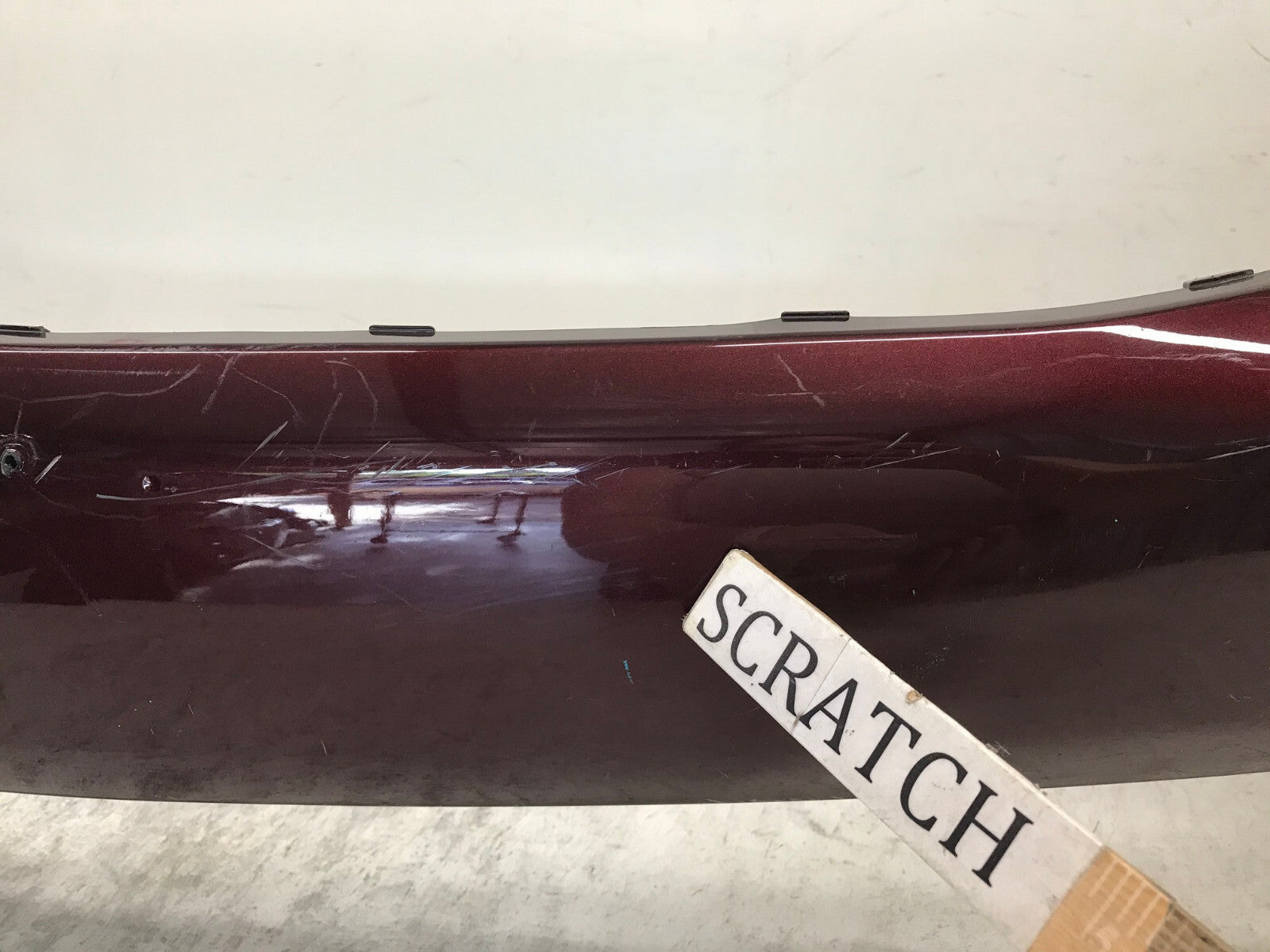 Front Bumper Cover Red Toyota Highlander LE Limited Hybrid 14-16 52119-0E220 OEM