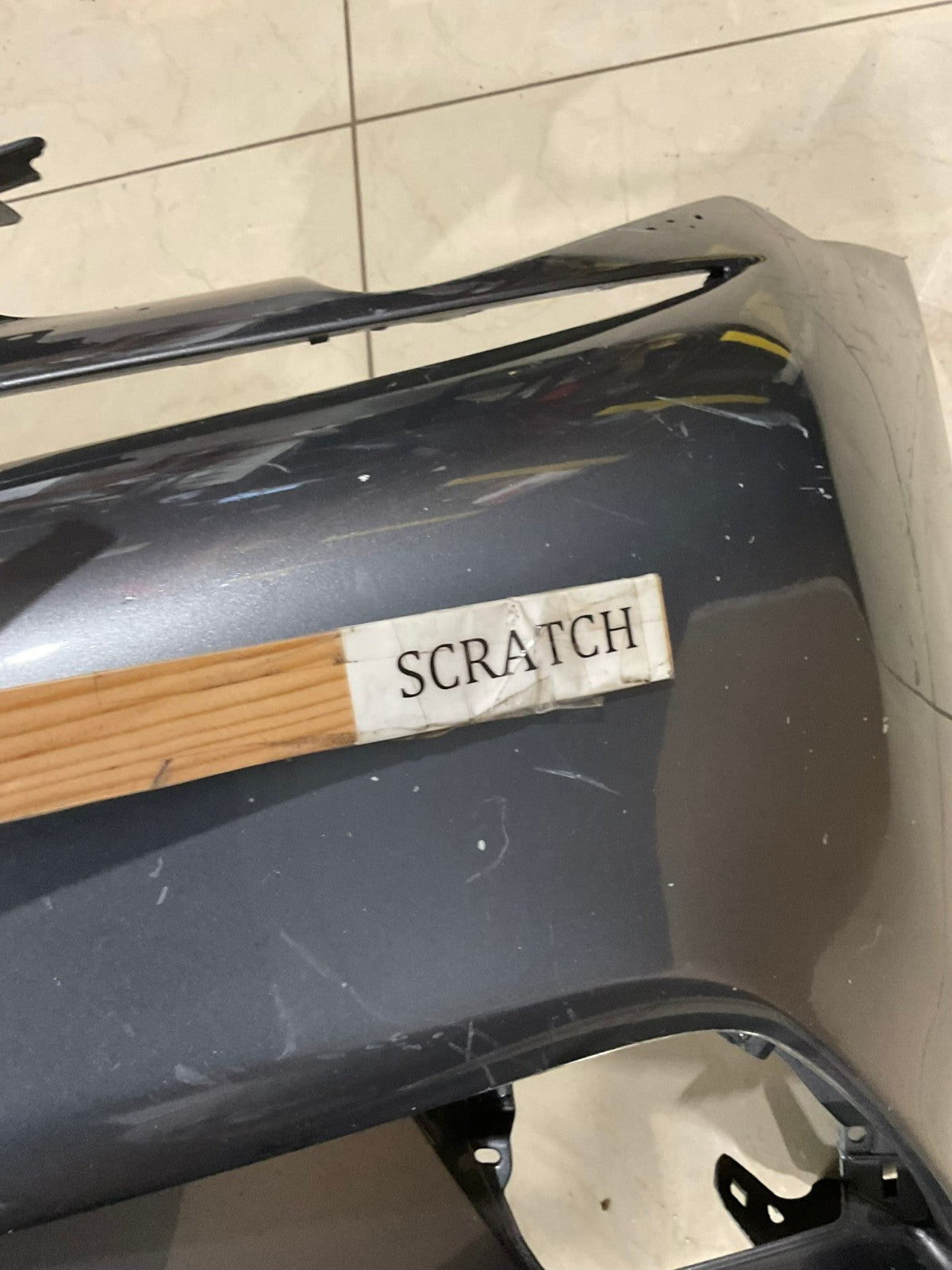 Front Bumper Cover Grey 2014-2016 Lexus IS250 52119+53a50 OEM
