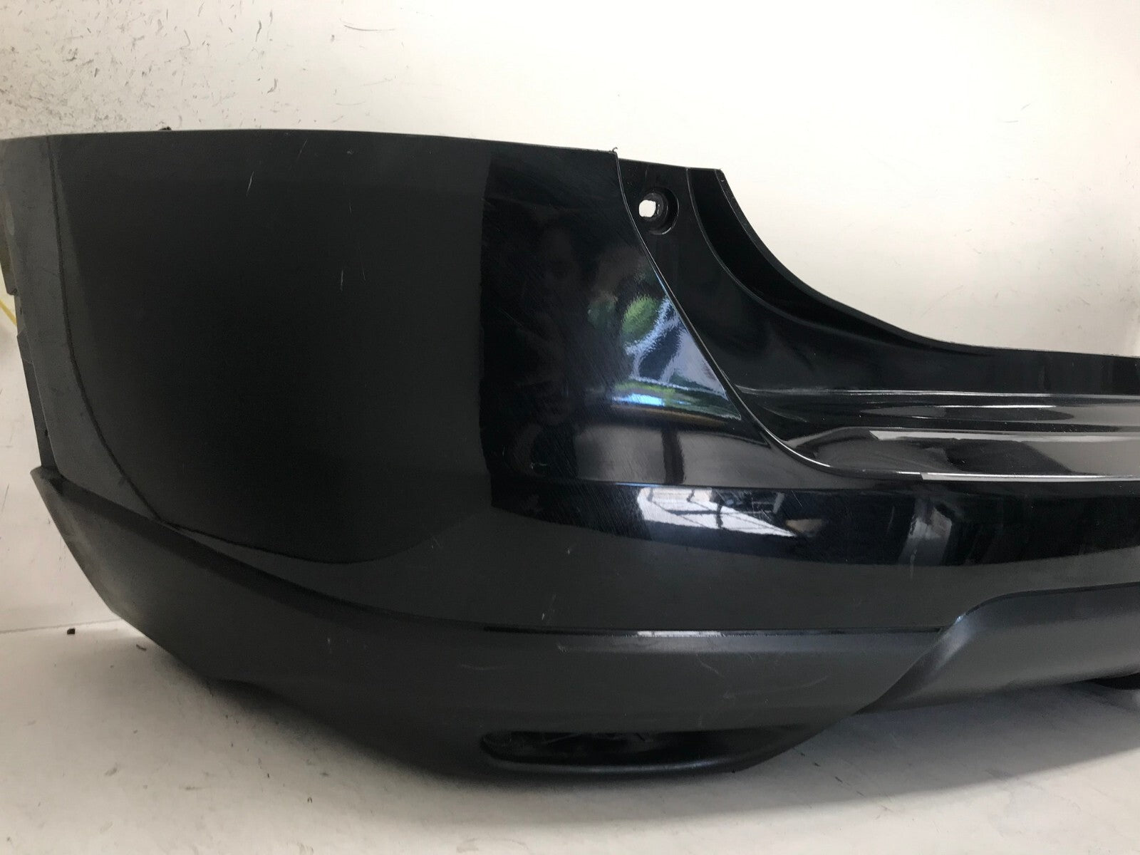 Rear Bumper Cover Black Nissan Rogue S SL SV 2014-2016 85022-9TA0H OEM