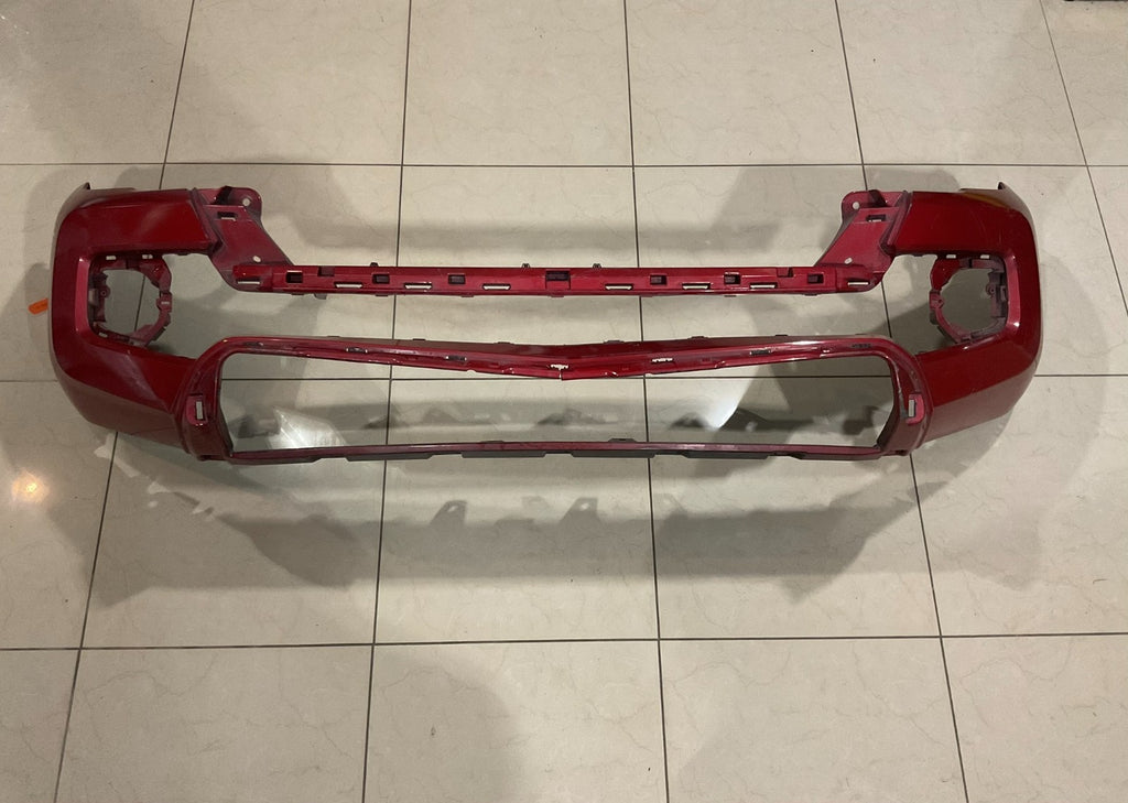 Front Bumper Cover Red Toyota Tacoma SR SR5 Limited 2016-2019 52119+04240 OEM