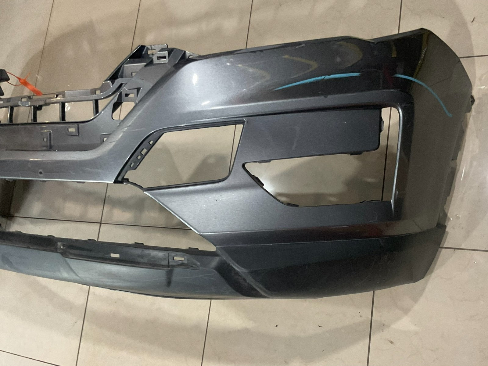 Front Bumper Cover Grey Nissan Rogue S SL SV SV Hybrd 17-19 62022+6fl0h OEM