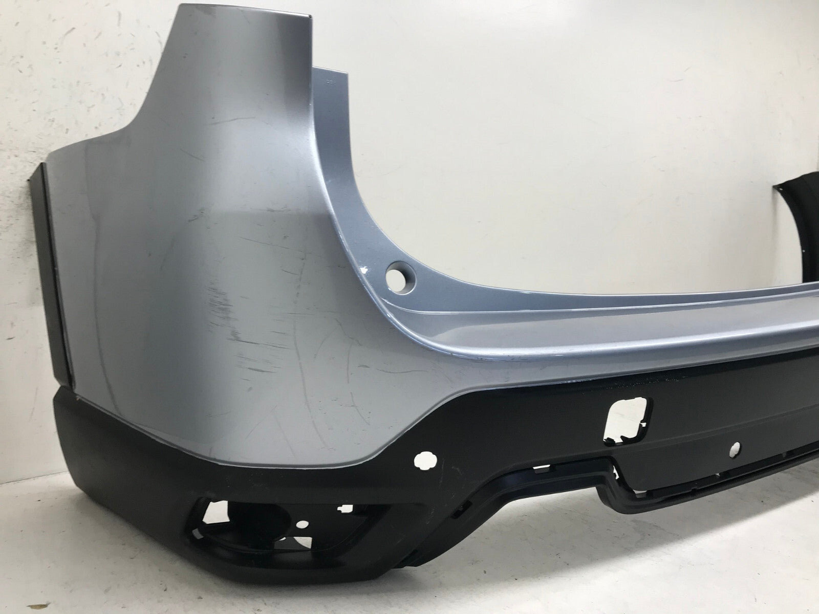 Rear Bumper Cover Subaru Forester Sport/Touring w/Sensor Holes Silver 19-20 OEM