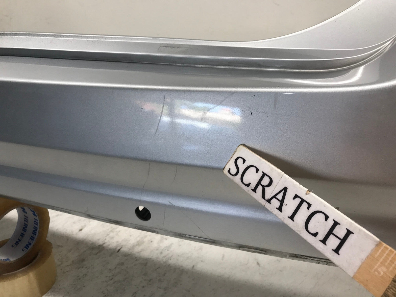 Rear Bumper Cover Nissan Altima S SV SL SR VC Turbo w/Sns Holes Silver 19 20 OEM