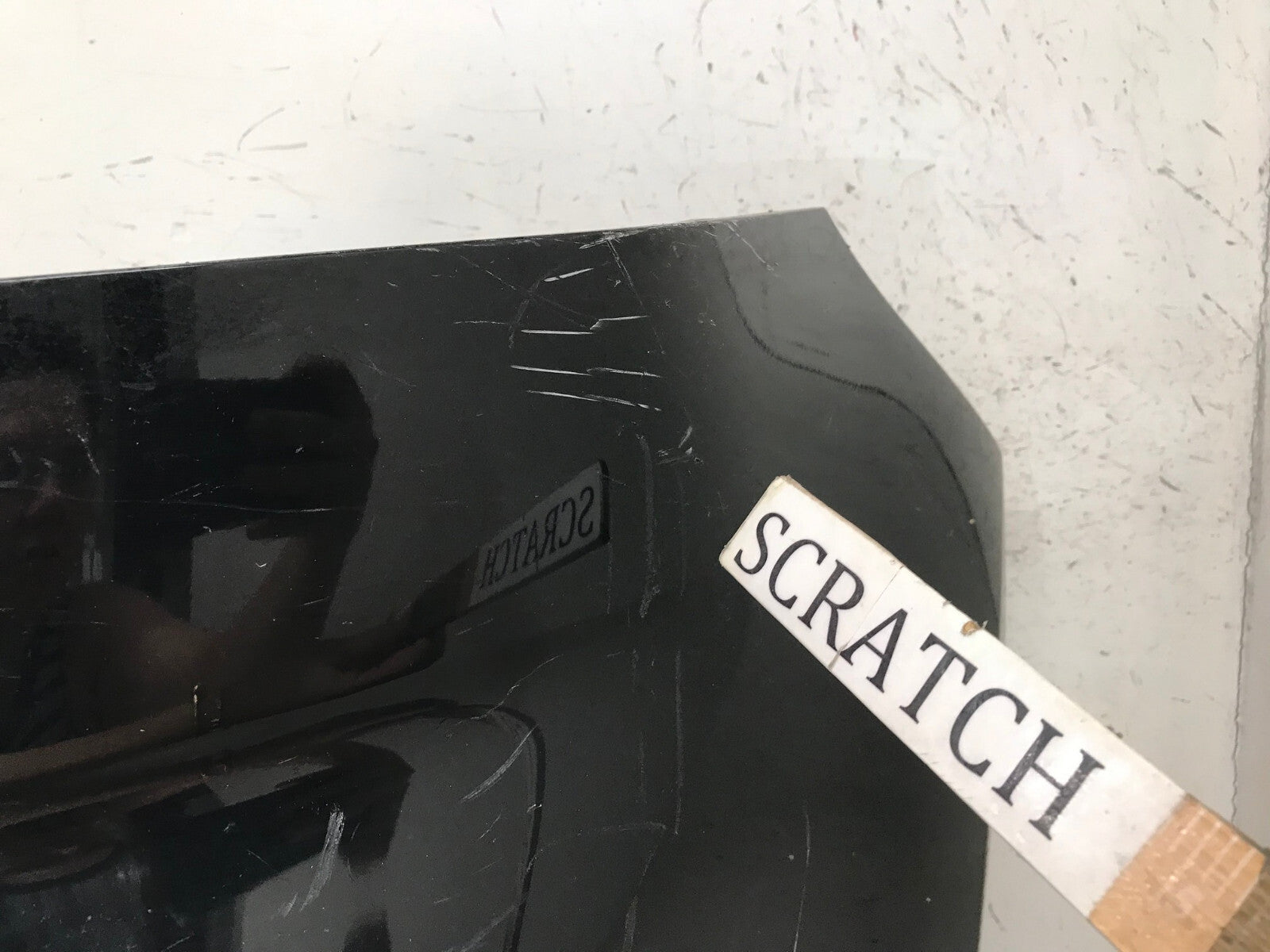 Rear Bumper Cover Black 2010-14 Volkswagen Golf Hatchback GTI 5K6807417GGRU OEM