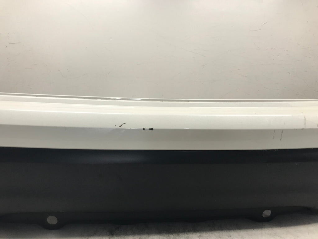 Rear Bumper Cover White Nissan Rogue Sport S/SL/SV 2017-2019 w/Sensor Holes OEM