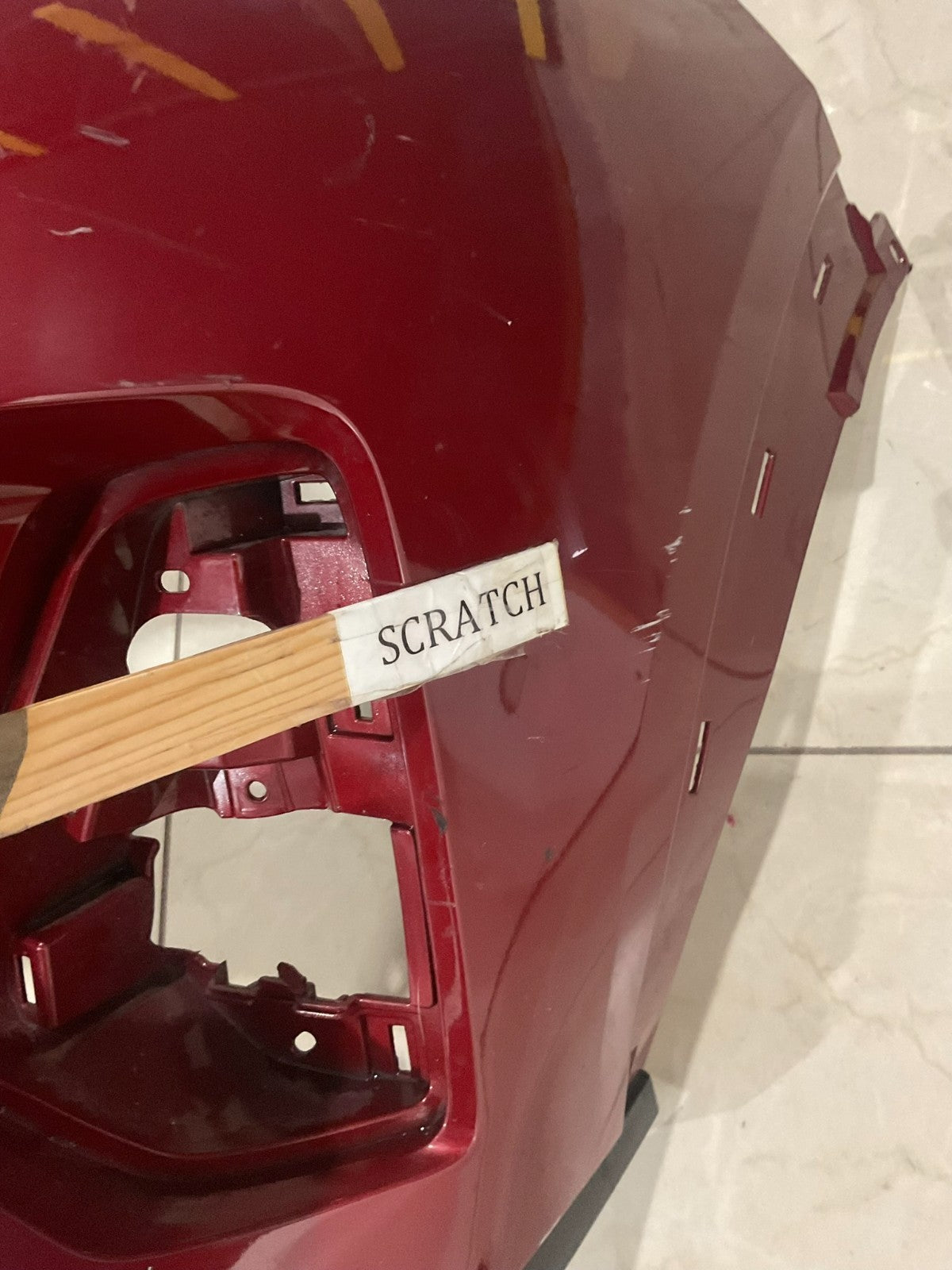 Front Bumper Cover Red 2021 2022 Nissan Kicks S/SV/SR 62022+5r00h OEM