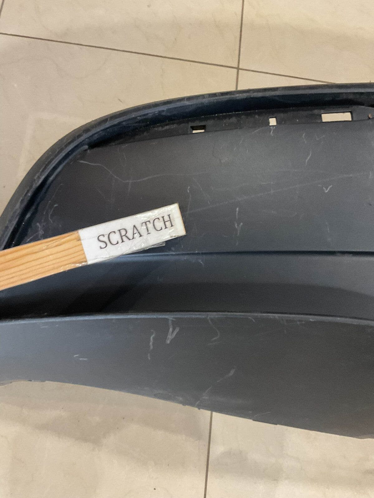 Rear Lower Bumper Cover Black Tesla Model Y 1494006-00-C OEM