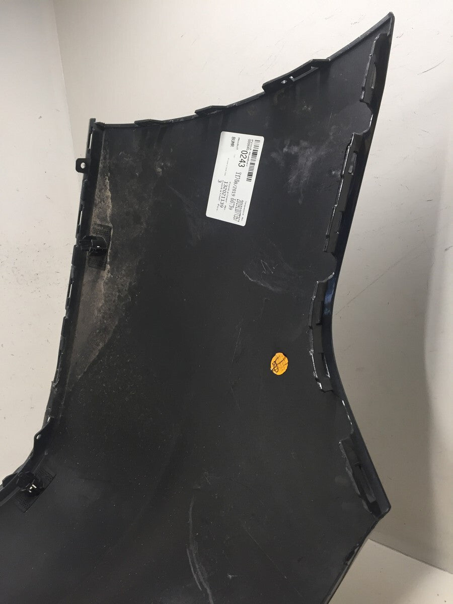 Rear Upper Bumper Cover Mercedes Benz X167 w/Sensor Holes 2019 A1678855001 OEM