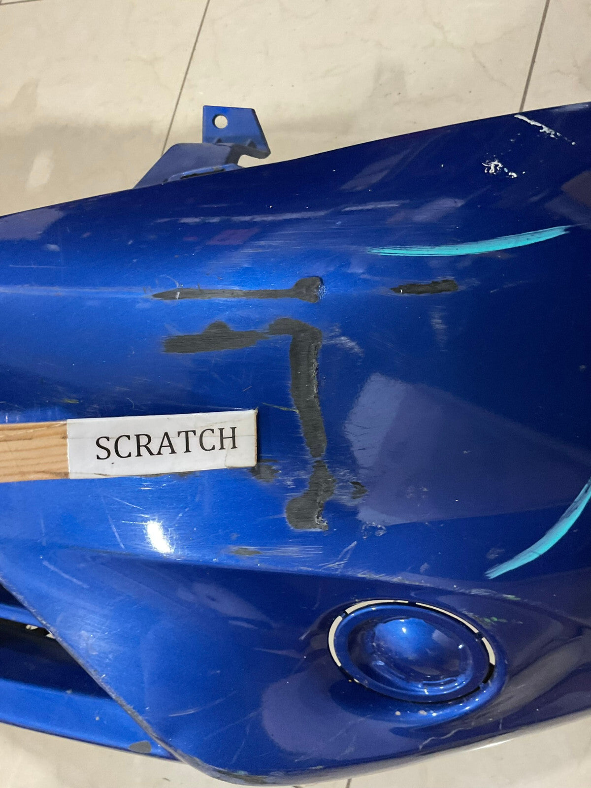 Front Bumper Cover Blue Nissan Versa Note 2014 15 2016 62022-3VY0H OEM