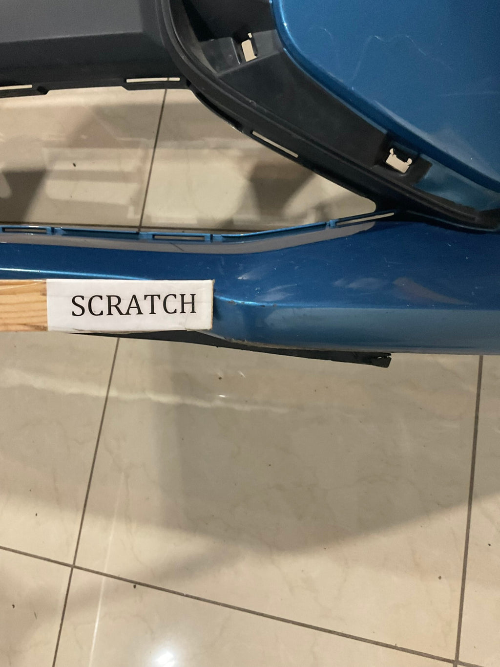 Front Bumper cover Blue Mitsubishi Space Star 2019 6400J973ZZ OEM