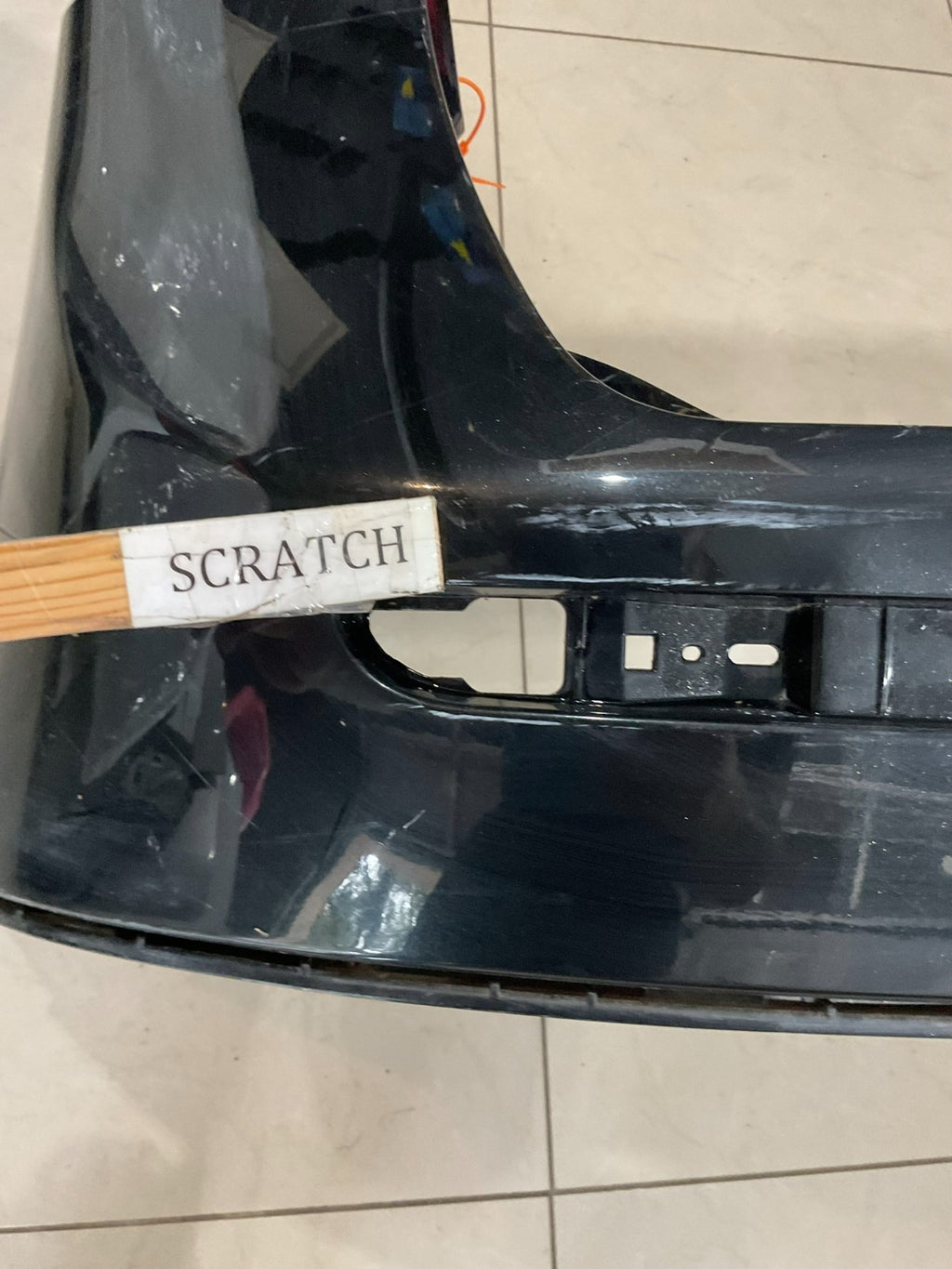 Rear Bumper Cover Black 2011-2015 Lincoln MKX ba13-17f001 agw OEM