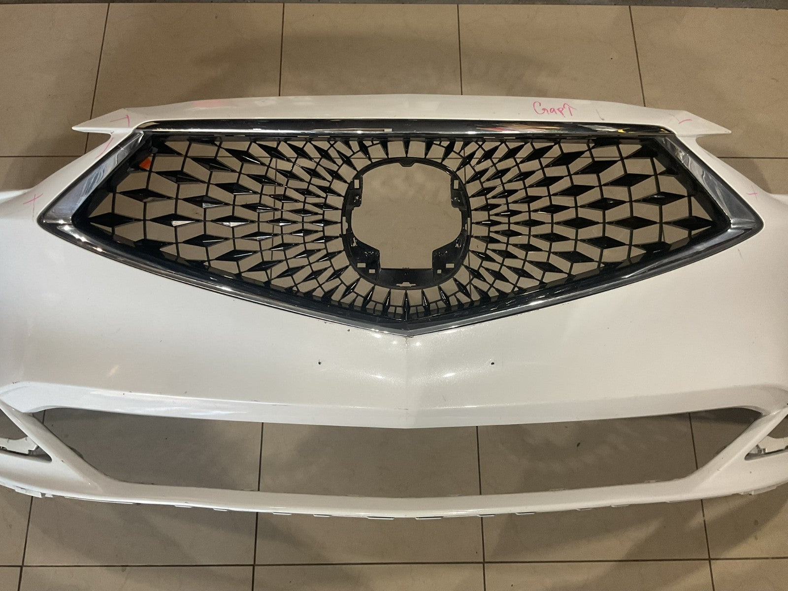 Front Bumper LOCAL White 2021-2023 Acura MDX 71101+tya+a000 OEM