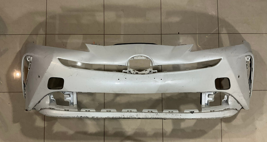 Front Bumper Cover White 2019-2021 Toyota Prius 52119-47E40 OEM