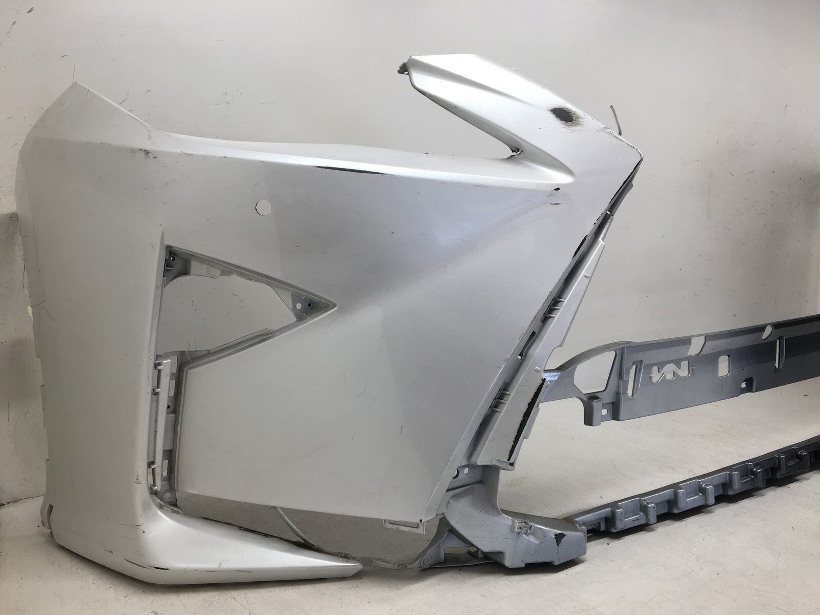 Front Bumper Cover Lexus RX350 RX450H w/Sensor Hole w/o Washers 058 16-18 OEM2
