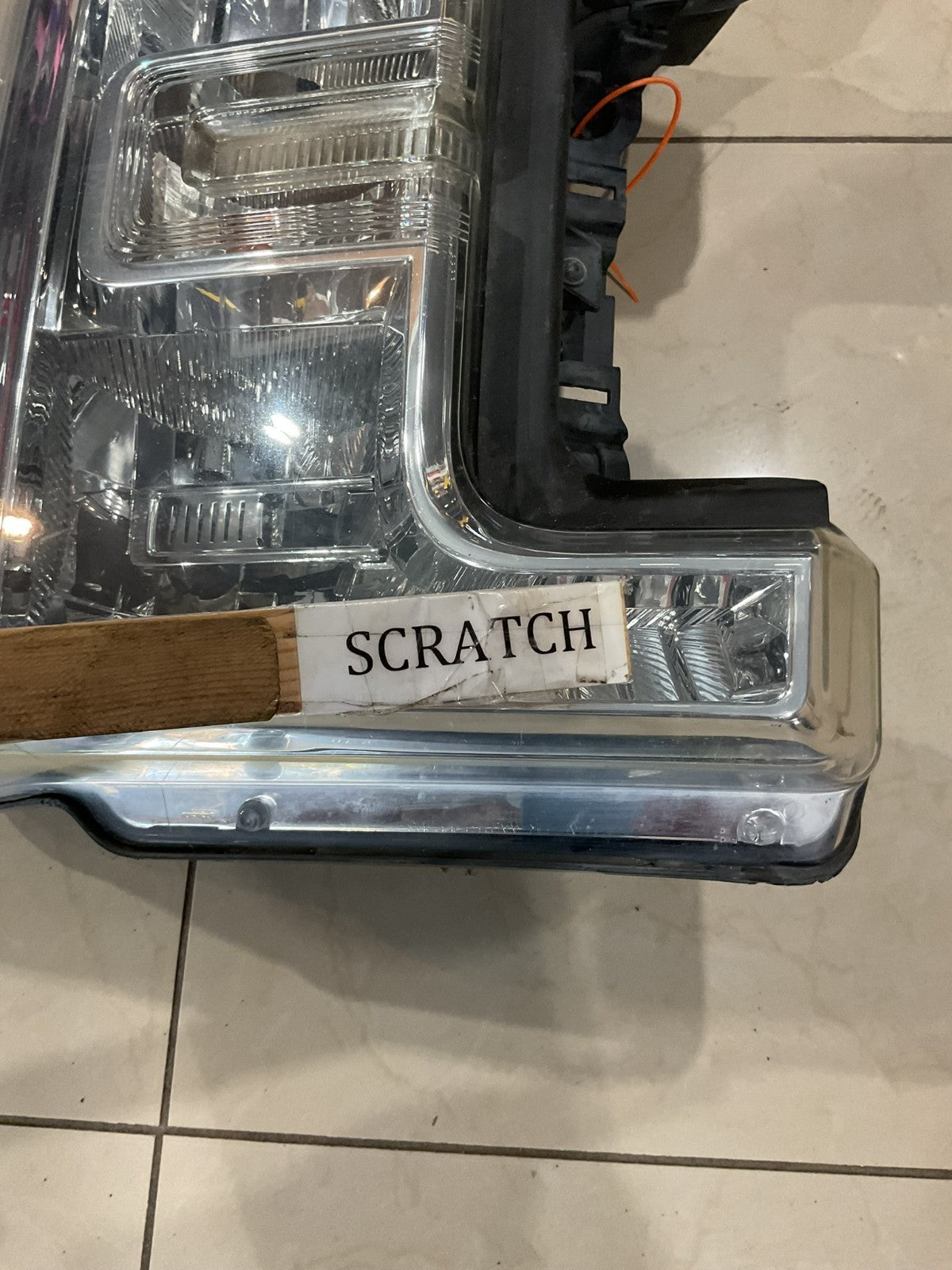 Headlight Left Driver LH Ford F250 F350 2017 - 2019 hc3b-13006+af OEM