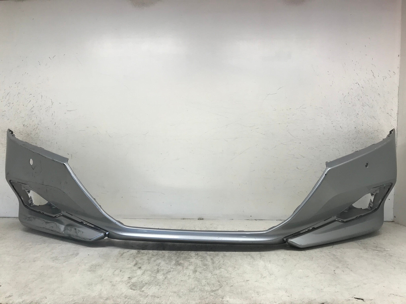 Front Bumper Cover Silver 2021 2022 Honda Accord Sedan EX/LX w/Sensor Holes OEM