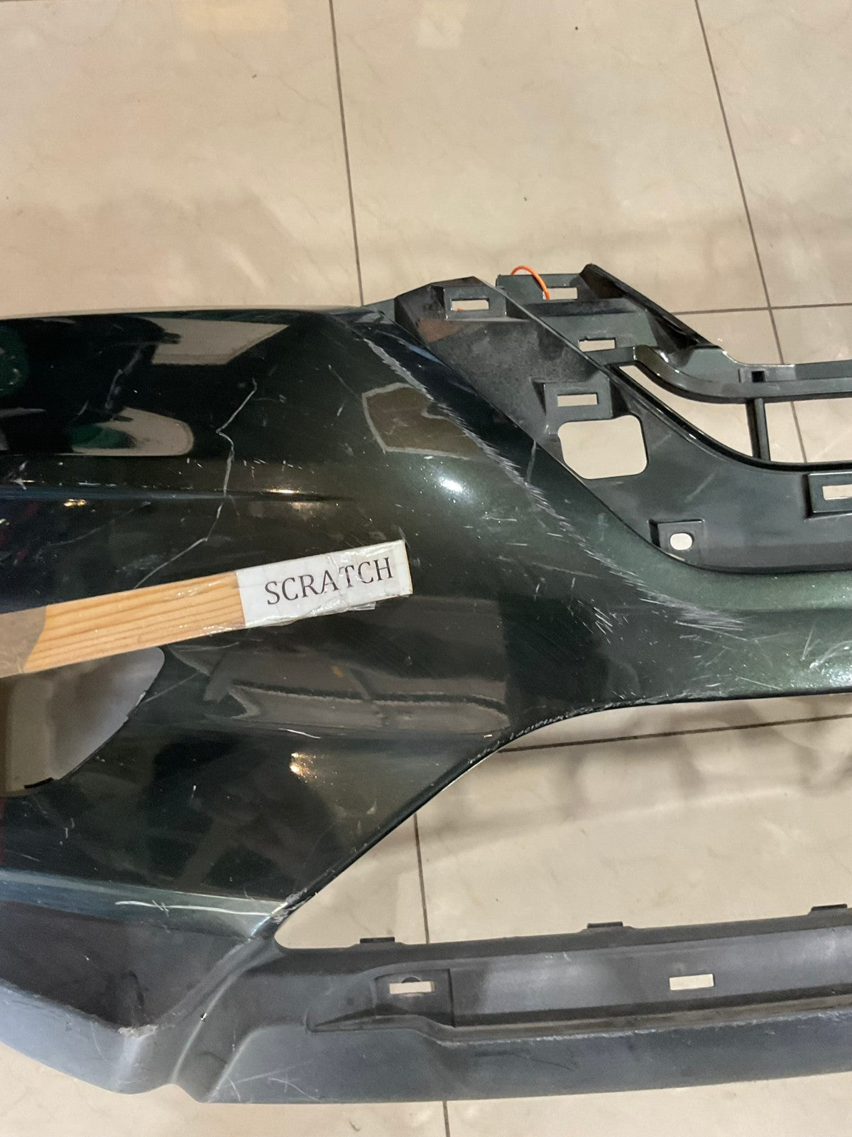 Front Bumper Cover Dark Green Nissan Rogue S SL SV Hybrd 17-19 62022+6fl0h OEM