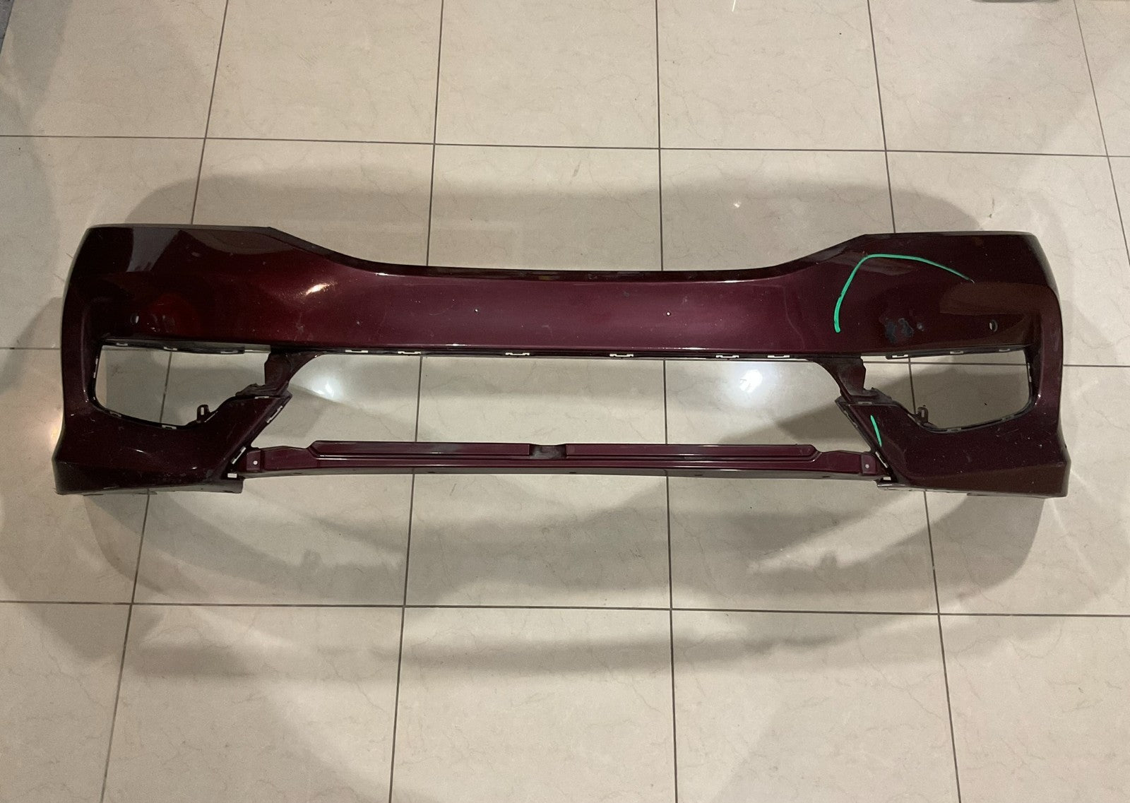 Front Bumper Cover Red Honda Accord Sedan 2016-2017 71101+tf2+a000 OEM
