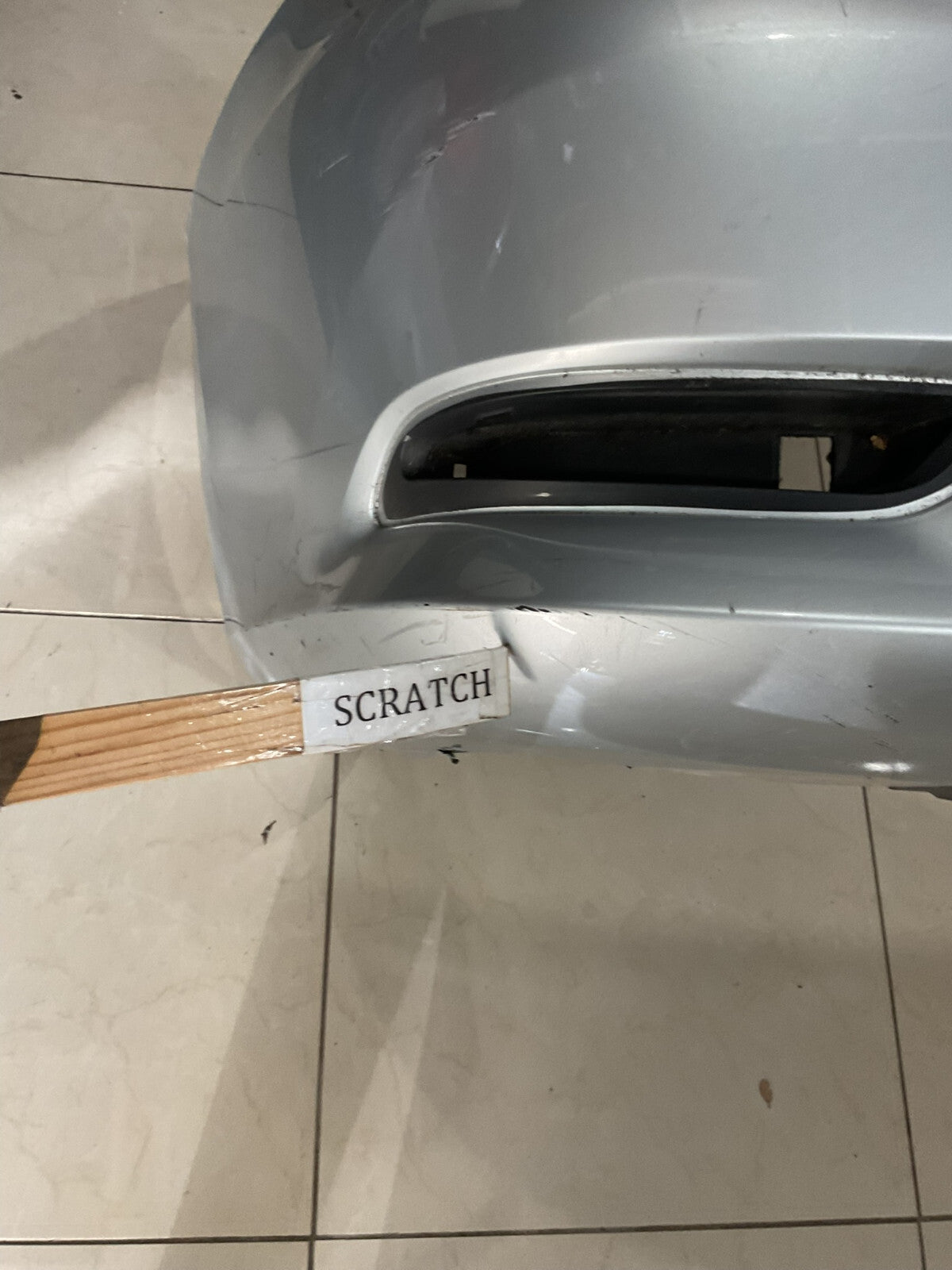 Rear Bumper Cover Silver 16-20 Infiniti QX60 3.5L 85022+9NC0H OEM