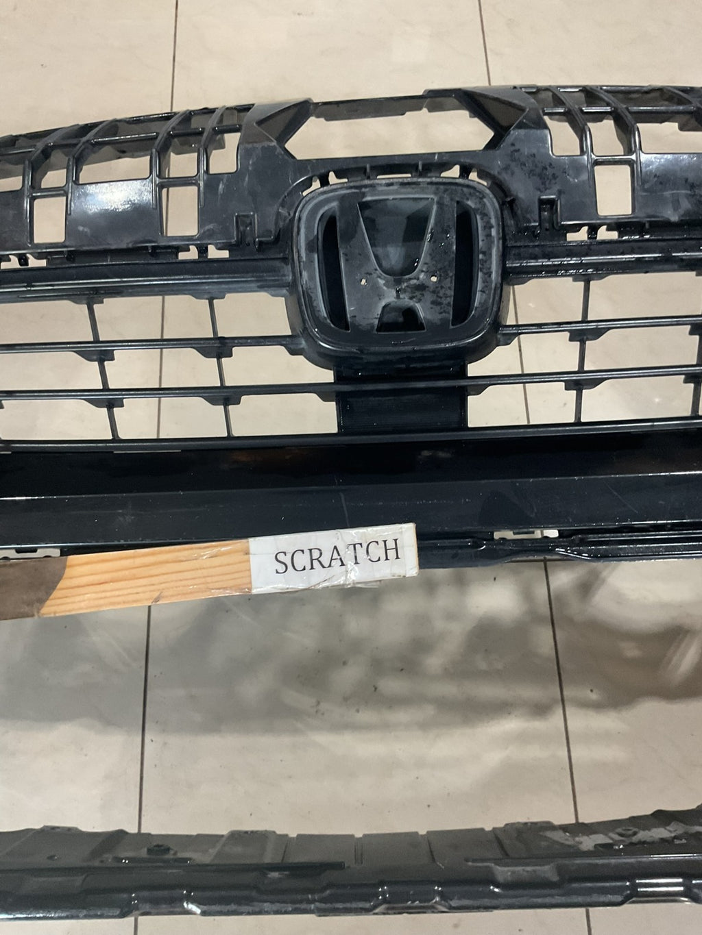 Front Bumper Cover+Upper Grill Black 2022 2023 Honda Civic EX/LX/Sport OEM