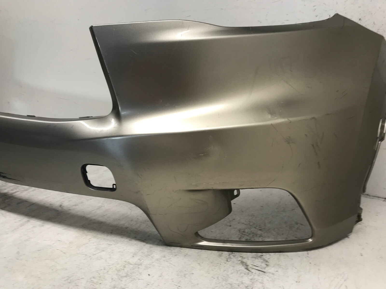 Front Bumper Cover Silver Toyota Highlander LE Limited Hybrid 2014-2016 CAPA