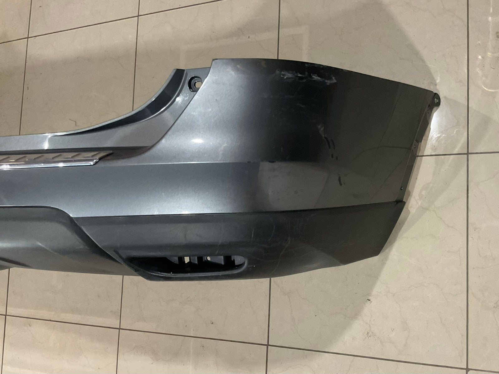 Rear Bumper Cover Red 2014-2016 Nissan Rogue S/SL/SV CAPA
