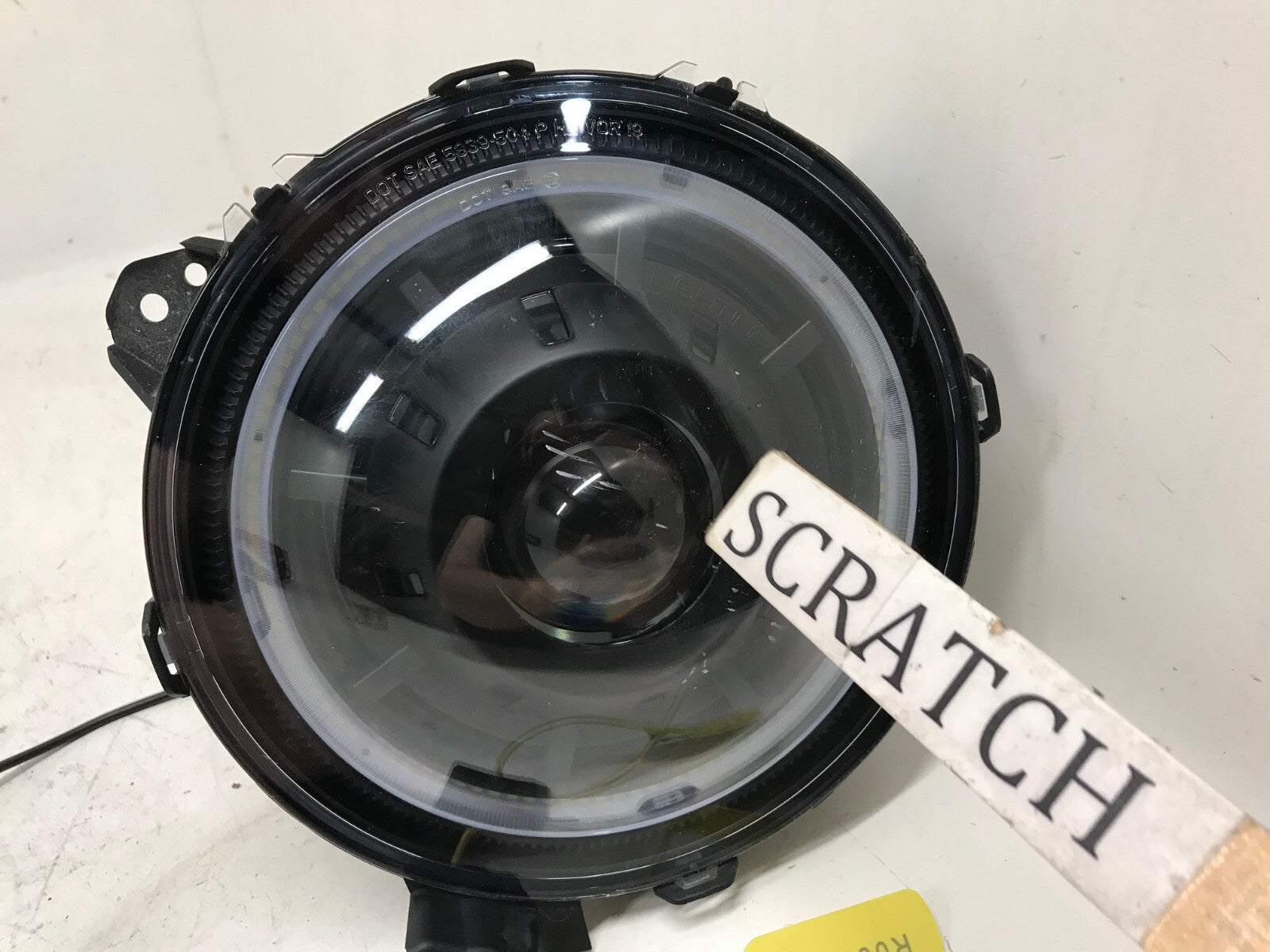 Headlight Damaged LH Driver LED Jeep Wrangler JK TJ CJ LJ CAPA