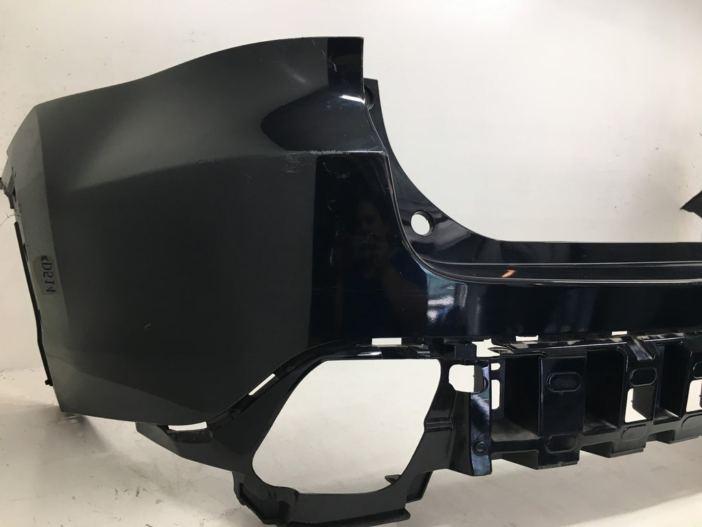 Rear Bumper Cover Toyota Highlander w/o Sensor 218  Attitude Black 14-18 OEM2