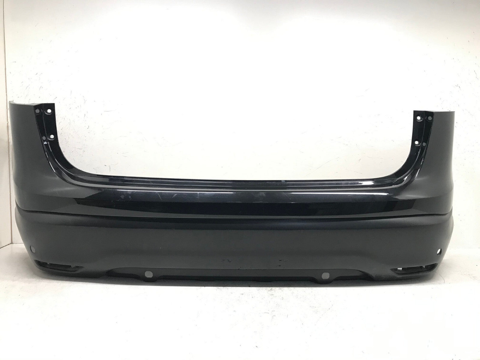 Rear Bumper Cover Nissan Rogue Sport S SL SV w/Sensor Holes Black 2017 2018 OEM