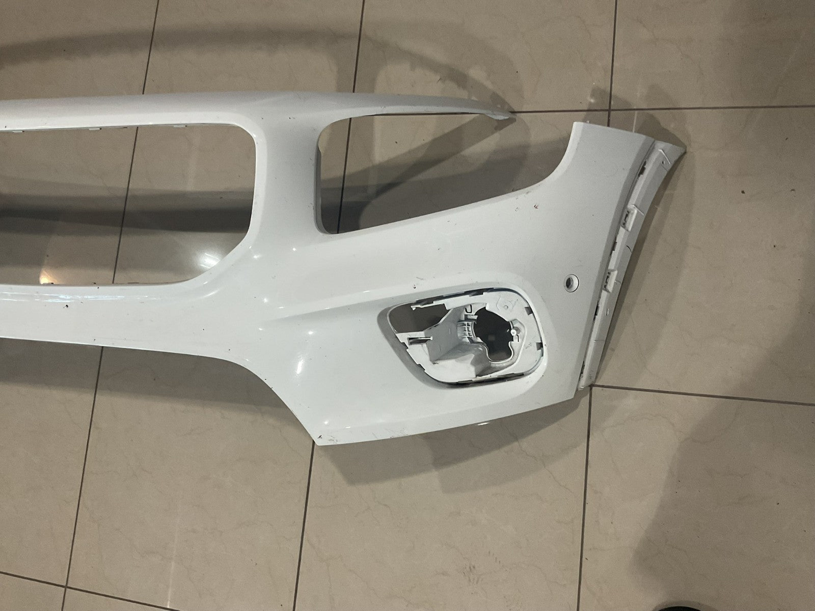 Front Bumper Cover White 2021-23 Mercedes GLA250 H247 a247+885+800 OEM