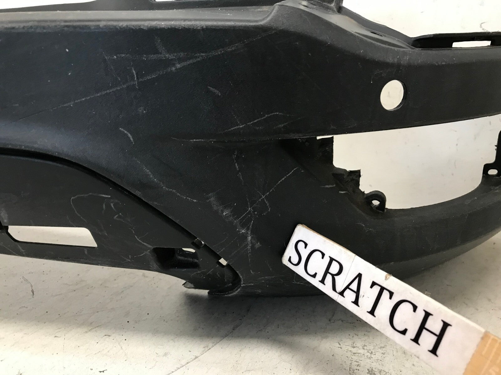 Rear Bumper Cover Ford Escape Black 2013-2015 CJ54-17D781-ACW OEM2