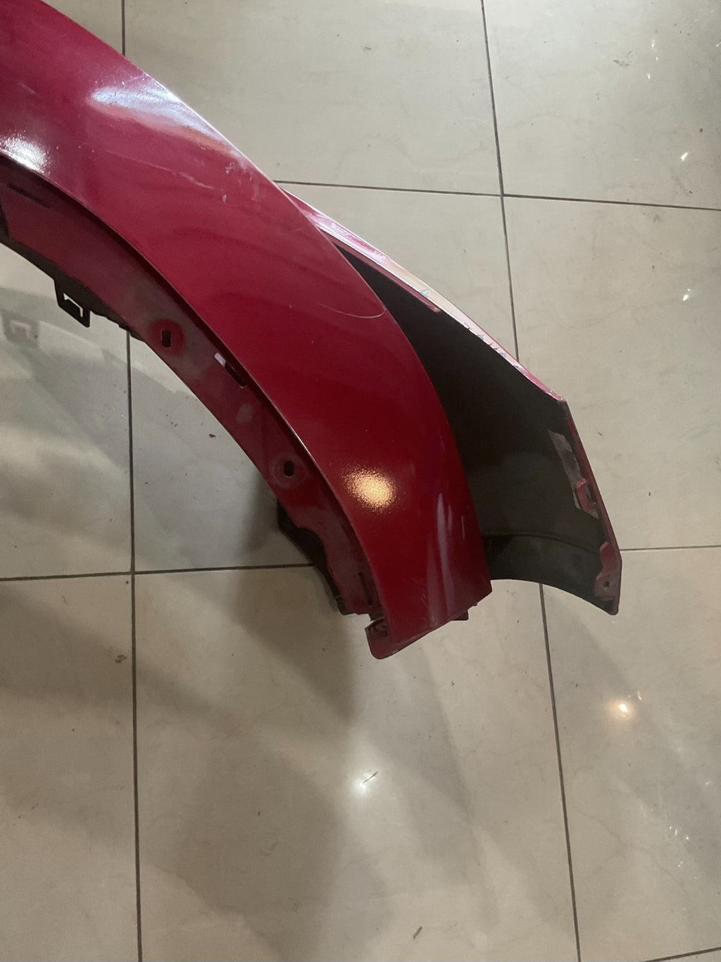 Front Bumper Cover Red Chevy Malibu 16-18 CAPA