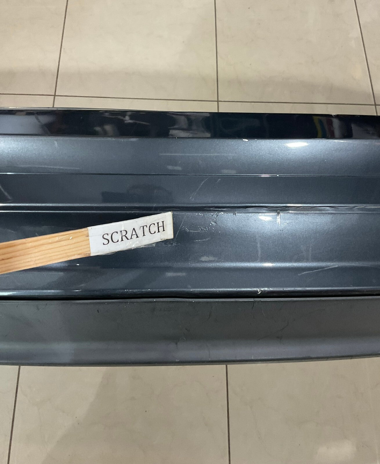 Rear Bumper Cover Grey 08-11 Mercedes W204 A204 C300 C350 204+885+2925 OEM