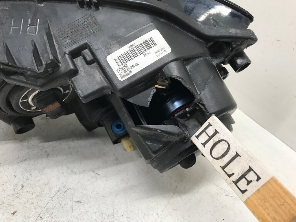 Headlight Damaged Jeep Grand Cherokee Passenger Side RH 2017-2018 68266646AD OEM