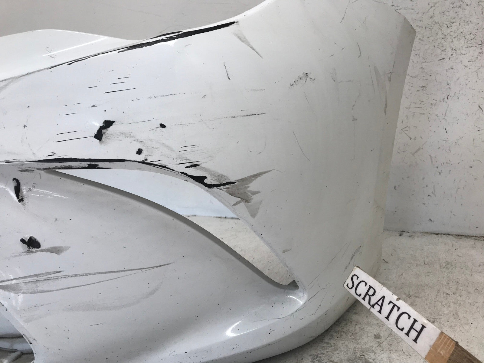 Front Bumper Cover White 15-17 Toyota Camry LE/XLE/SE/XSE/Hybrid 52119-06A50 OEM
