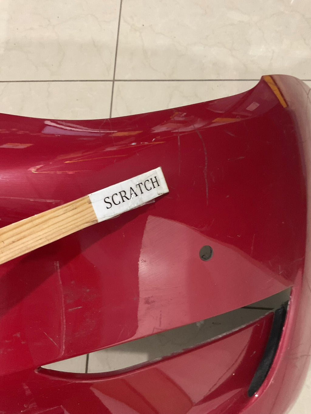 Front Bumper Cover Red Tesla Model Y 2020 - 2024  CAPA