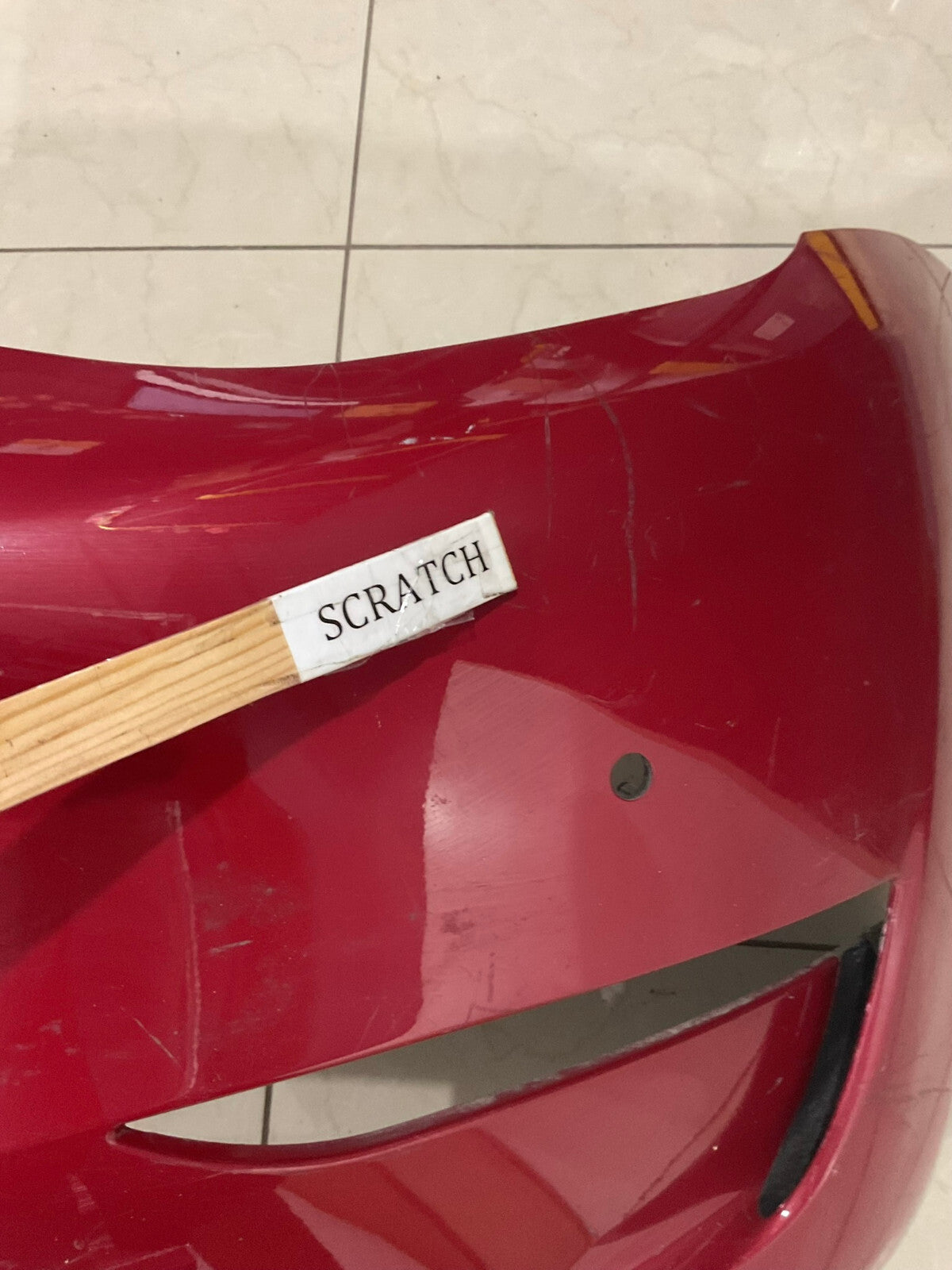 Front Bumper Cover Red Tesla Model Y 2020 - 2024  CAPA
