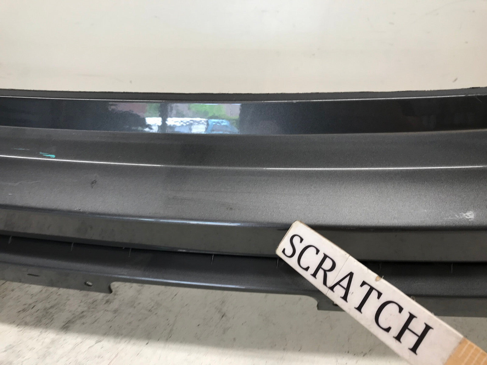 Rear Upper Bumper Cover Gray Ford Edge SEL ST 2019 2020 KT4B-17F001-B1W OEM