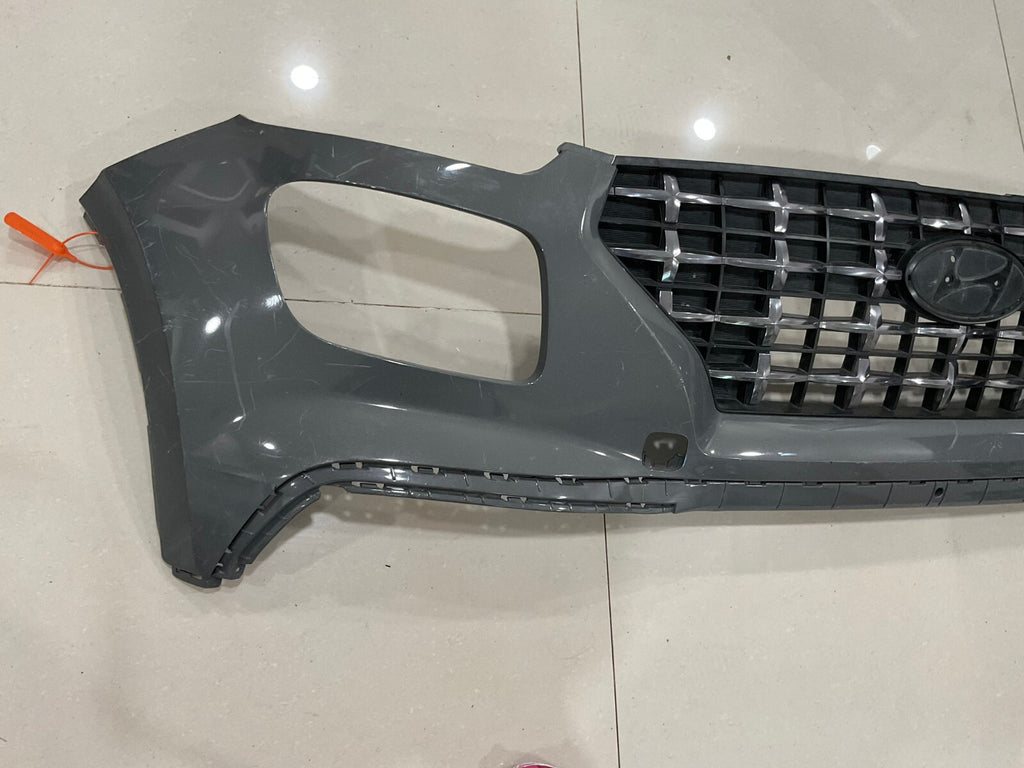 Front Upper Bumper Cover Grey 2020-2025 Hyundai Venue CAPA