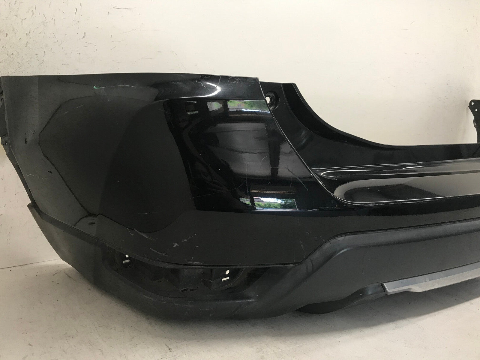 Rear Bumper Cover Nissan Rogue S SL SV SV Hybrid SL Hybrid Black 17 18 OEM2