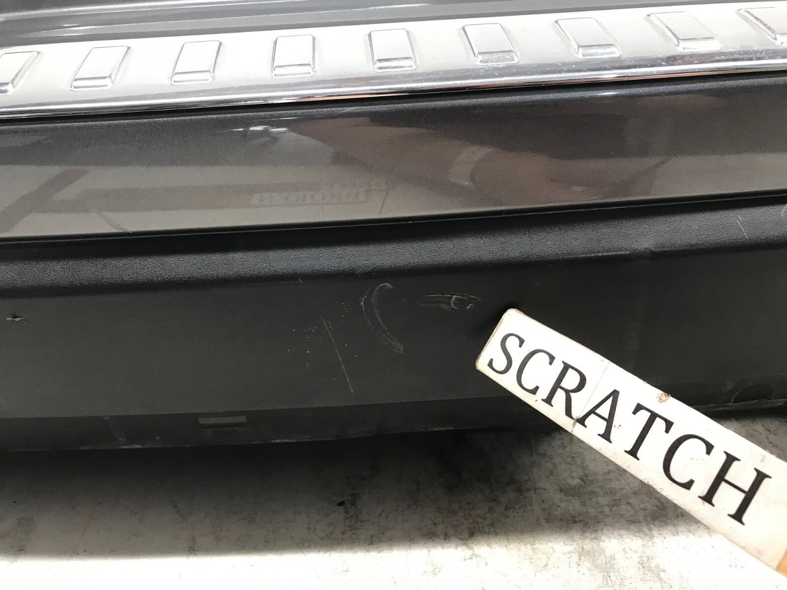 Rear Bumper Cover Gray Nissan Rogue S SL SV Hybrid 17 18 85022-6FL0H OEM