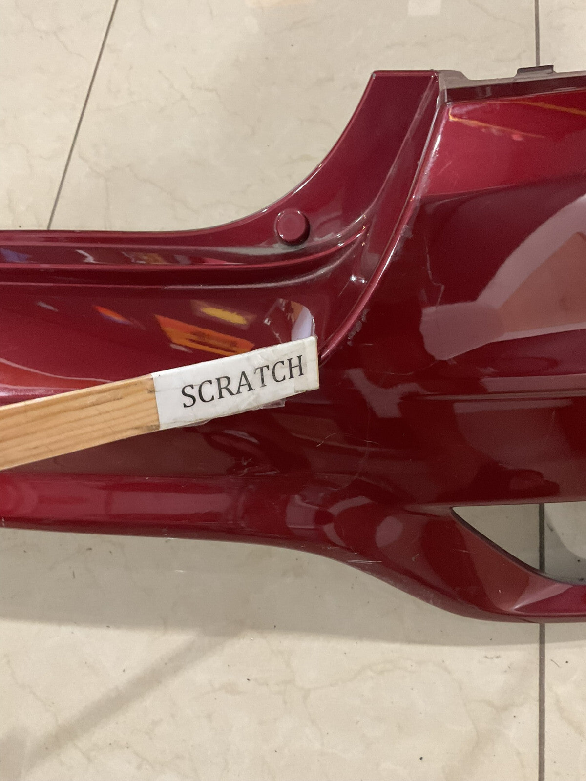 Rear Bumper Cover Red 2017-2021 Chevrolet Chevy Trax 42392745 OEM