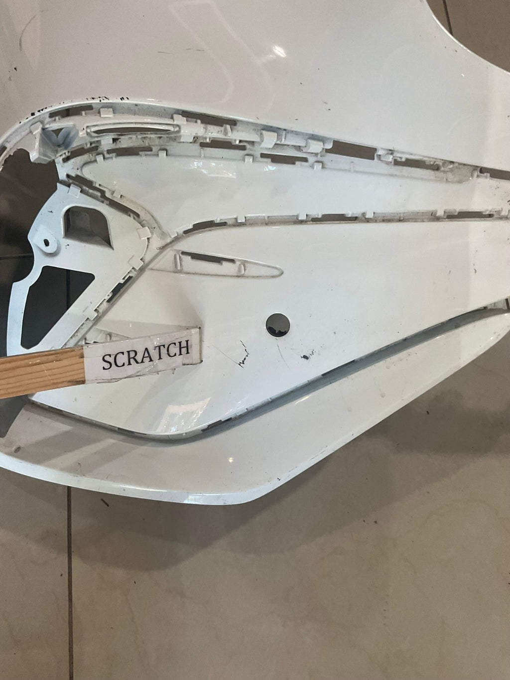 Front Bumper LOCAL White 2023 2024 2025 Mercedes Benz GLC Class X254 AMG CAPA
