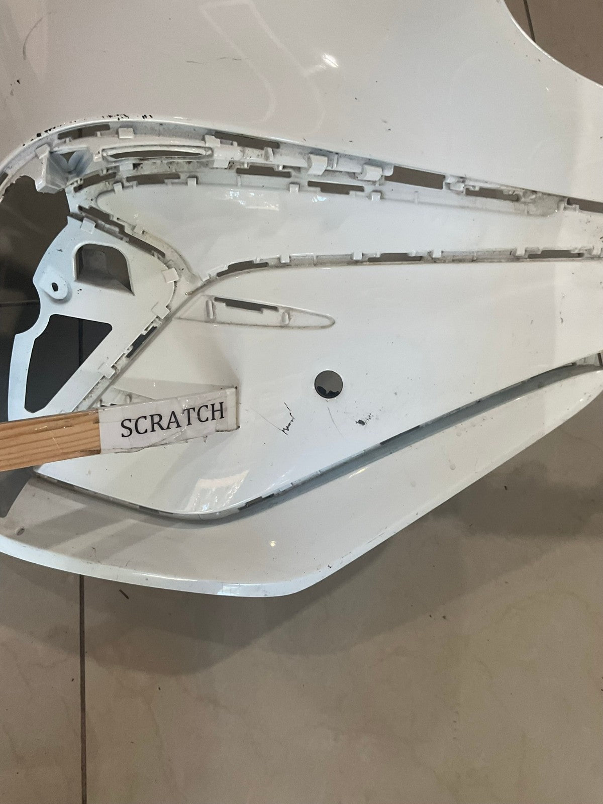 Front Bumper LOCAL White 2023 2024 2025 Mercedes Benz GLC Class X254 AMG CAPA