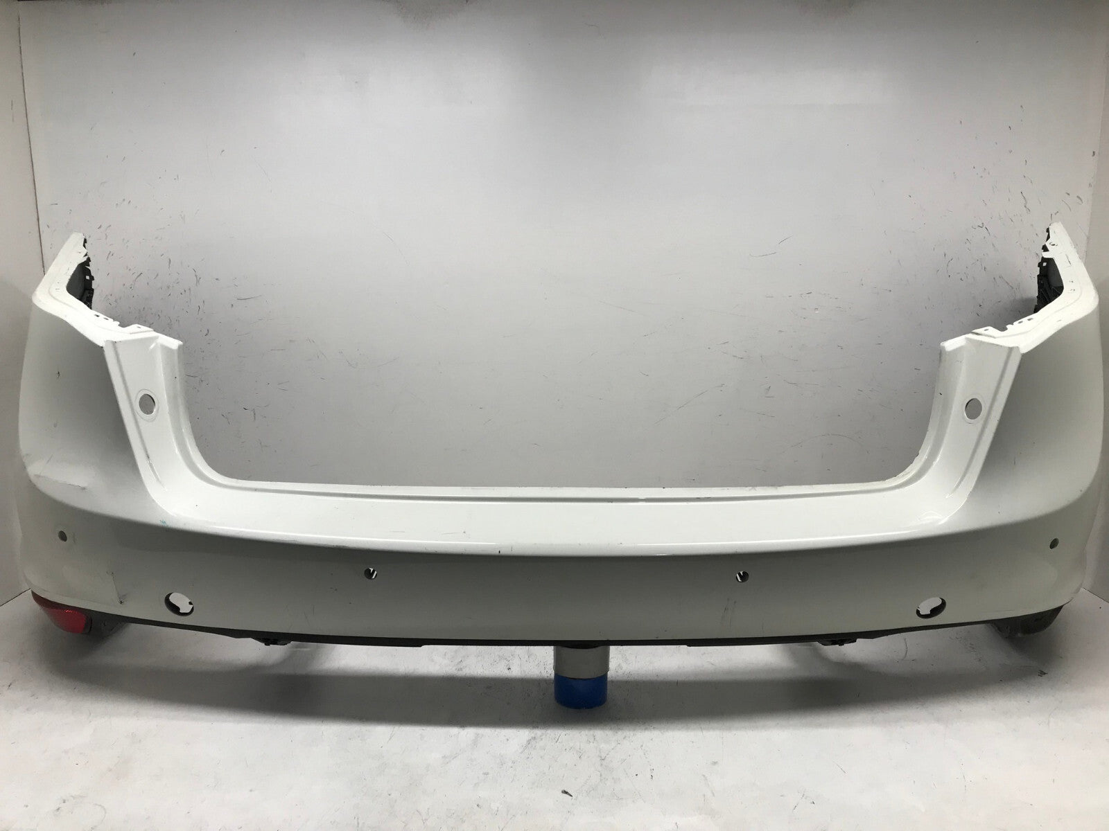 Rear Bumper LOCAL Porsche Cayenne w/Sensor Holes White 2011-2015 7P5807421 OEM