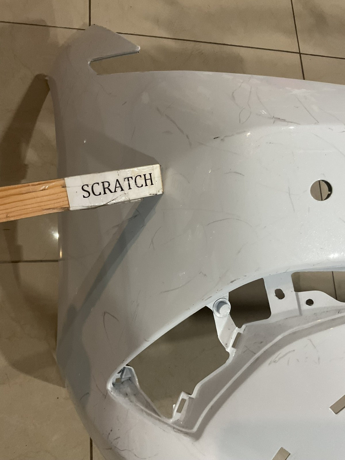 Front Bumper Cover White Lexus ES350 Base 2019 52119+06j00 OEM