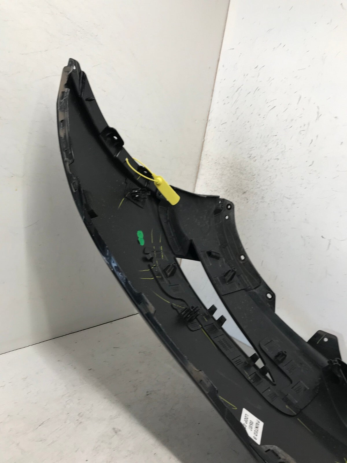 Front Bumper Cover Black 2020-2022 Tesla Model Y Long Range w/Sensor Holes OEM