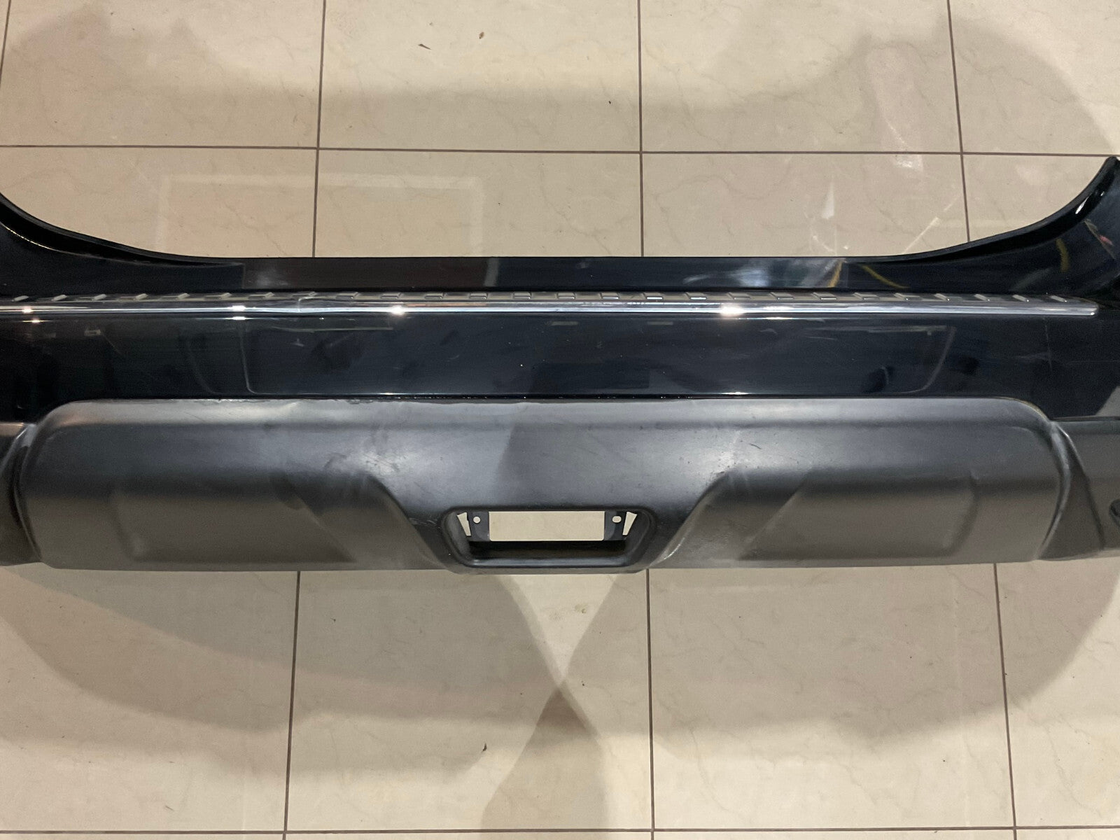 Rear Bumper Cover Black Nissan Rogue S SL SV 14-2016 85022-5HA0A OEM