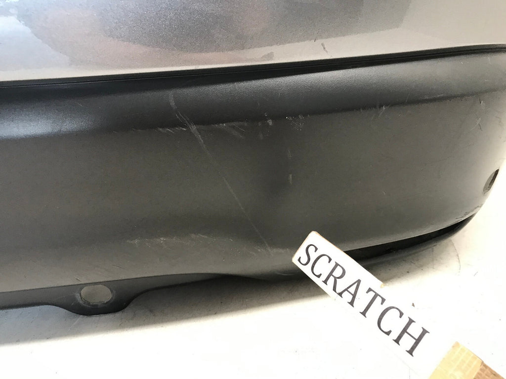 Rear Bumper Cover Gray Nissan Rogue Sport S/SL/SV 2017-2019 w/Sensor Holes OEM